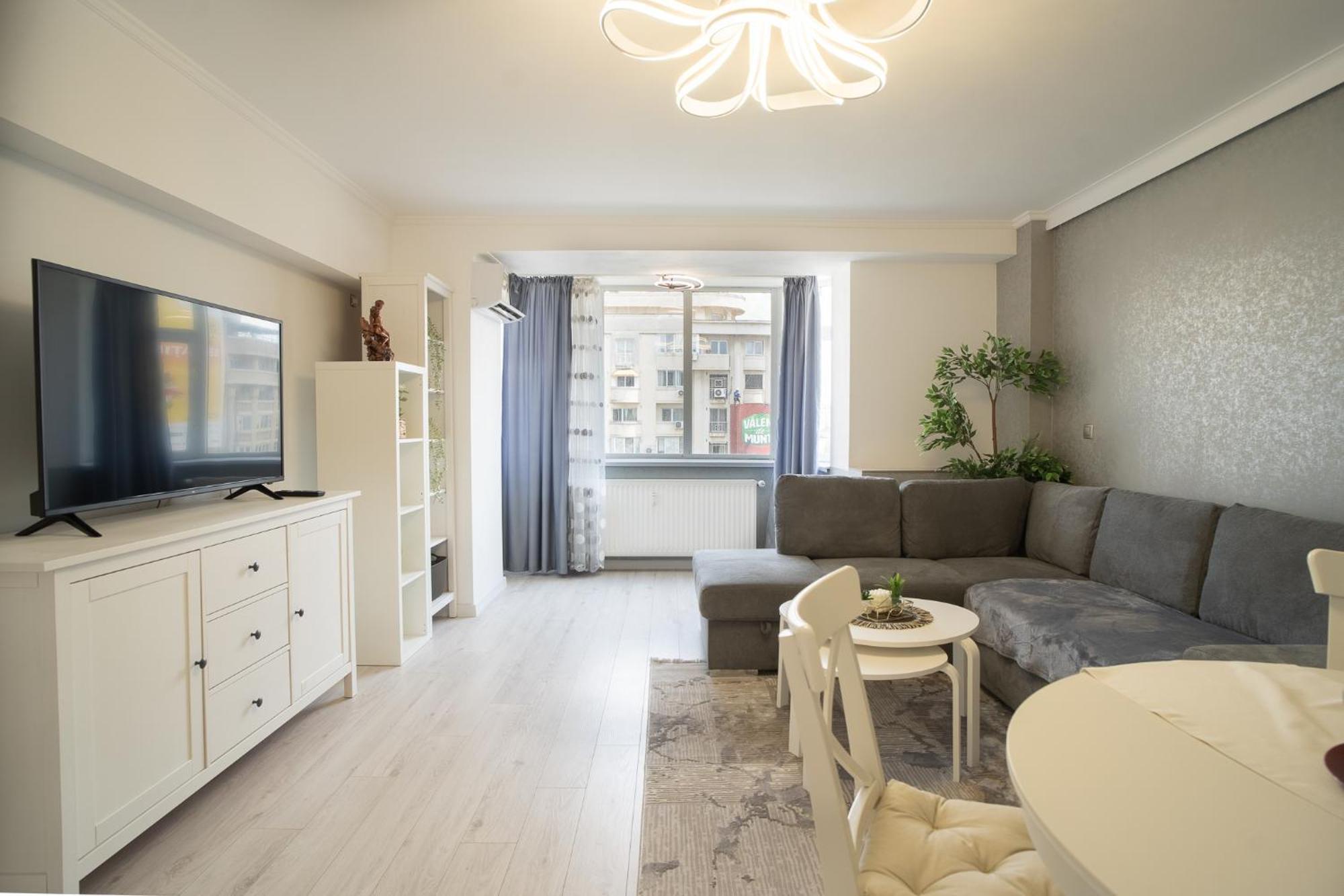 布加勒斯特Luxury 2Br On Decebal Avenue公寓 外观 照片
