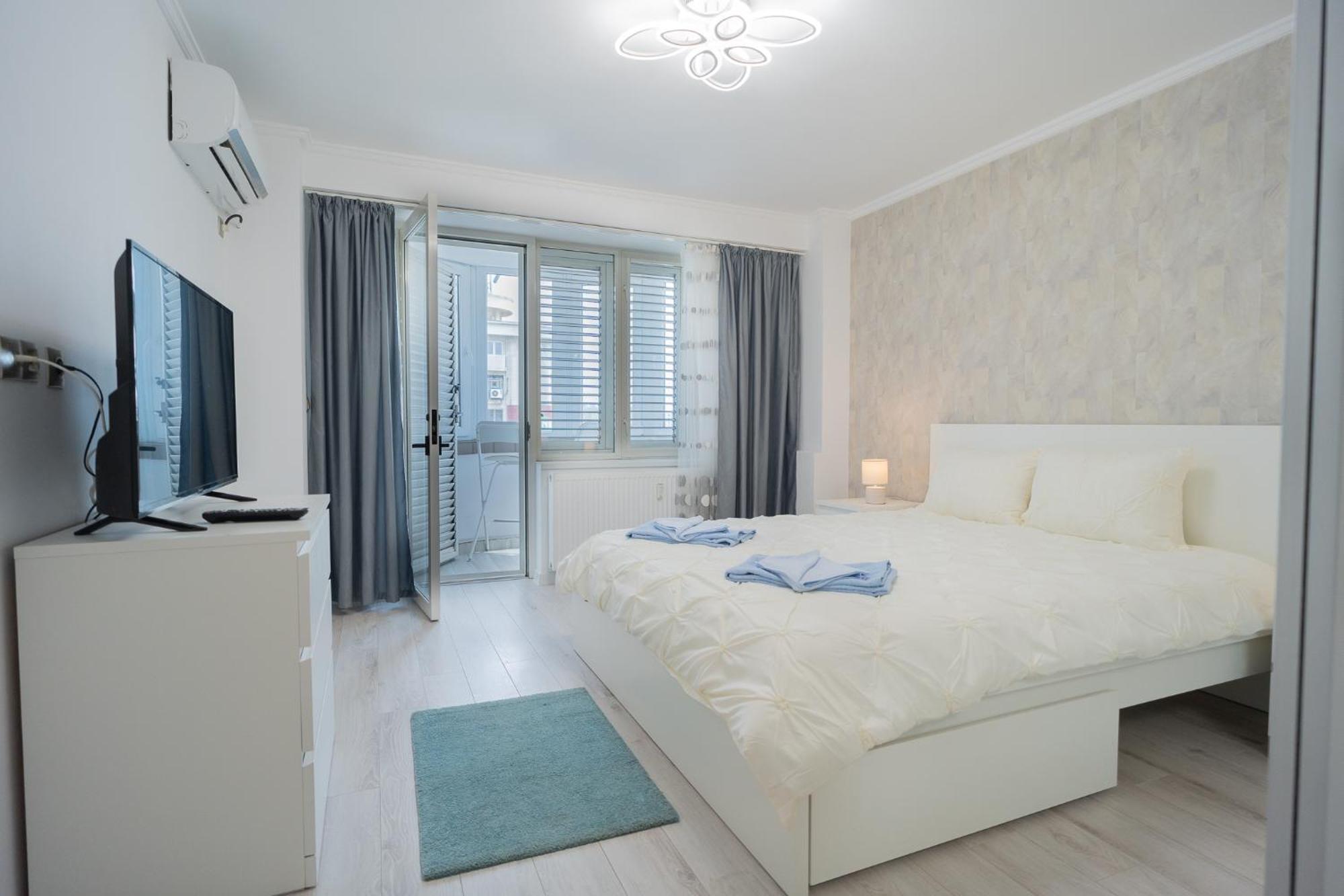 布加勒斯特Luxury 2Br On Decebal Avenue公寓 外观 照片